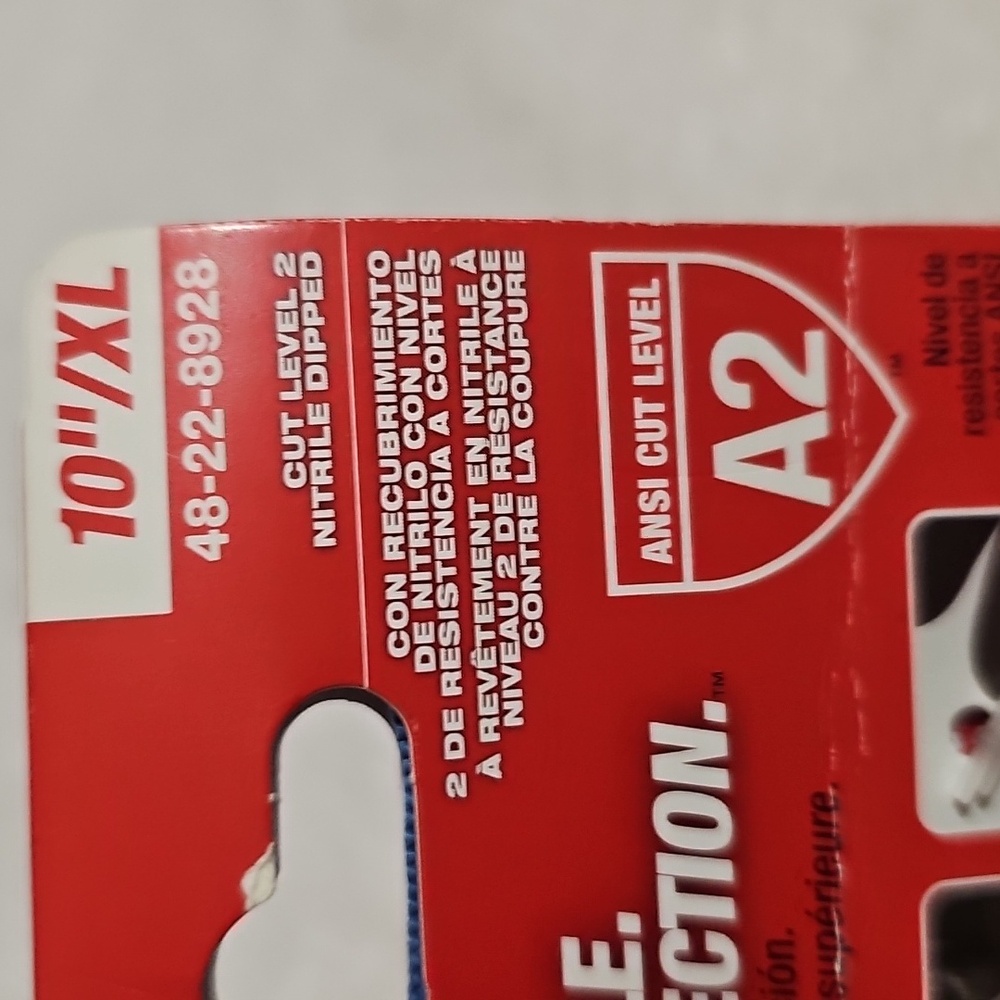 Milwaukee 10" XL Nitrile Dipped Cut Level 2 Smartswipe Work Gloves New - Picture 9 of 13